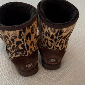 UGG Leopard Print Winter Boots